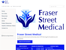 Tablet Screenshot of fraserstreetmedical.com